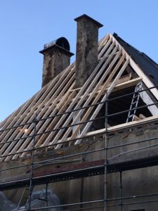 Restauration de la charpente du Château de Saint Lupicin