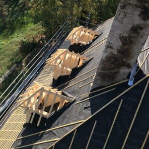 Restauration de la charpente du Château de Saint Lupicin