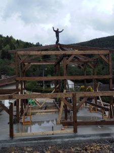 Construction d'une maison en ossature bois